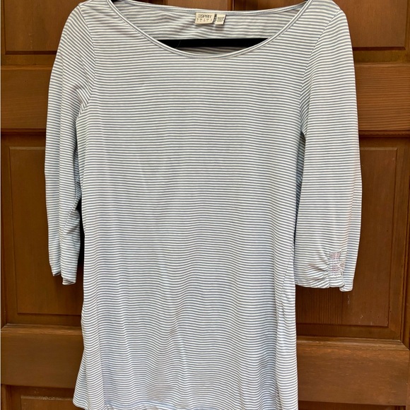 Esprit Striped Gray Top - Picture 1 of 1